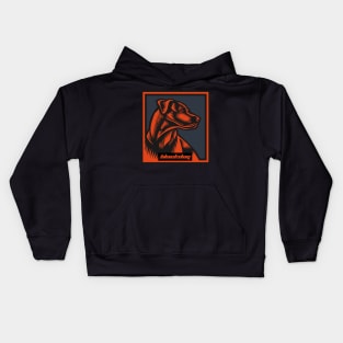 Black dog the loyal Kids Hoodie